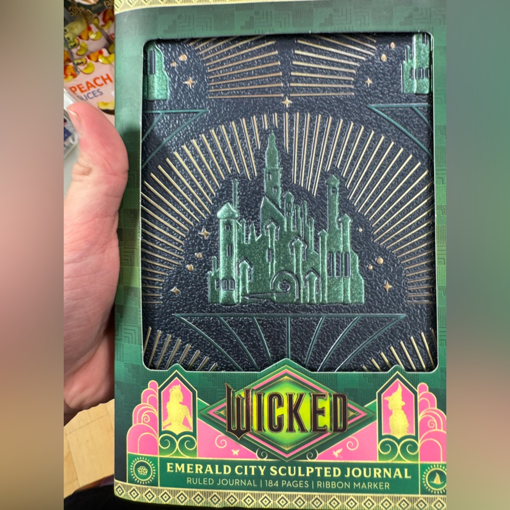 Wicked Emerald City Sculpted Journal 182 Pages NWT
